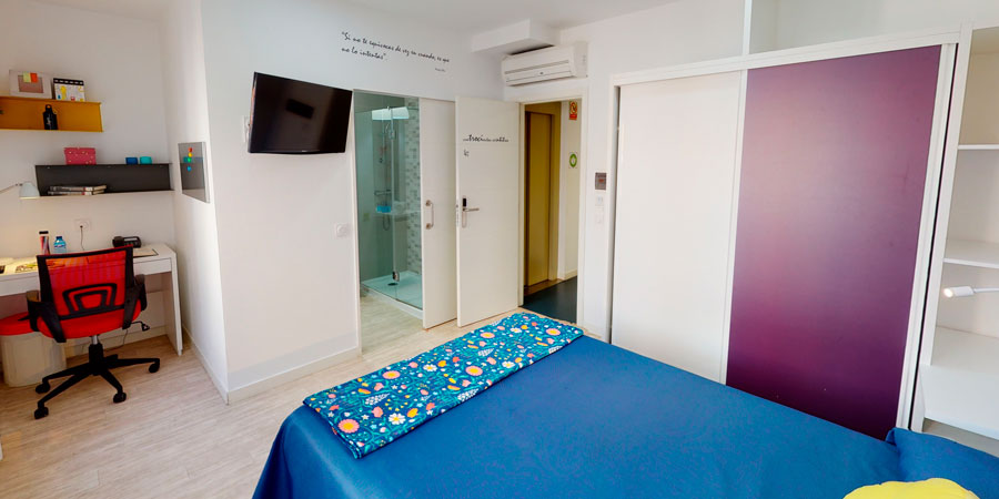 Madrid Student House - Bedroom
